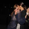 Bruna Marquezine e Leticia Colin se abraçam no lançamento da série 'Nada Será Como Antes', na última segunda-feira, dia 06 de setembro de 2016