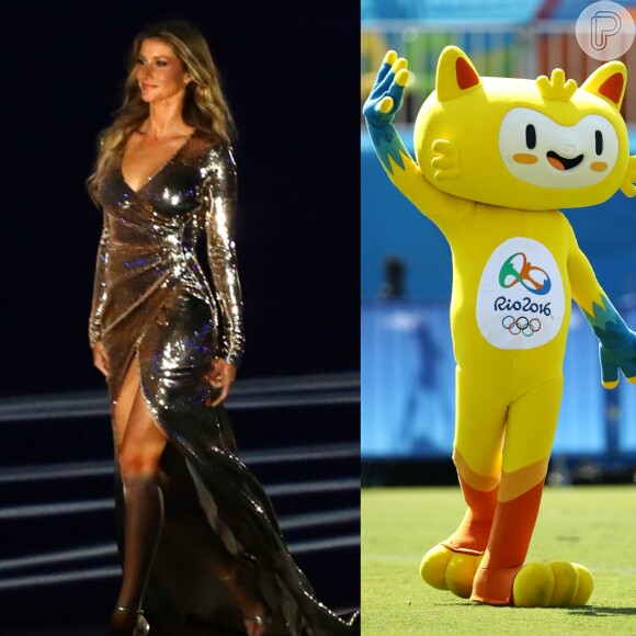 O mascote Vinícius, sucesso entre o público durante a Olimpíada Rio 2016, não perdeu o tom de humor nem na hora de passar o bastão para Tom, mascote paralímpico