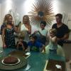 Danielle Winits comemorou com uma festa em família a chagada dos seus 40 anos na noite de quinta-feira, 5 de dezembro de 2013