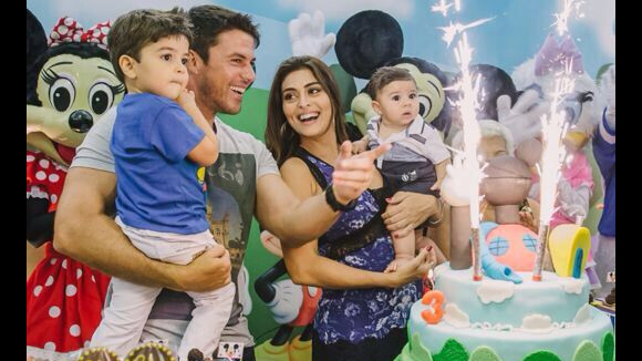 Juliana Paes celebra aniversário de 3 anos de Pedro, seu primogênito: 'Alegria!'