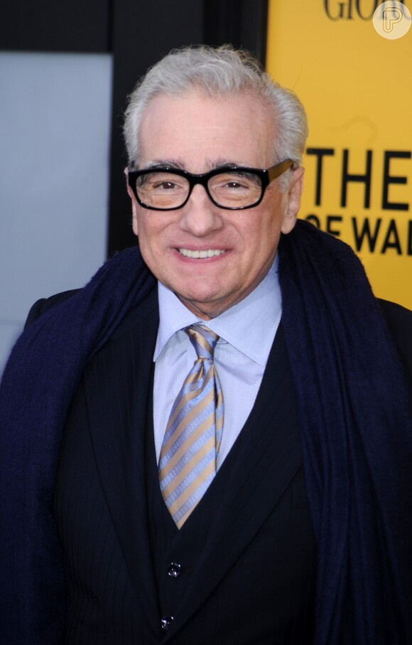 Martin Scorsese, diretor do filme 'O Lobo de Wall Street', prestigia a première do filme