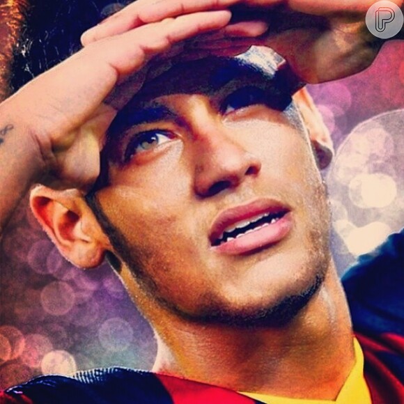Neymar posta texto enigmático sobre o amor em sua conta no Instagram nesta quarta-feira, 18 de dezembro de 2013