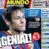 Neymar joga no clube espanhol Barcelona já deu motivos para a imprensa nacional chamá-lo de 'Genial'