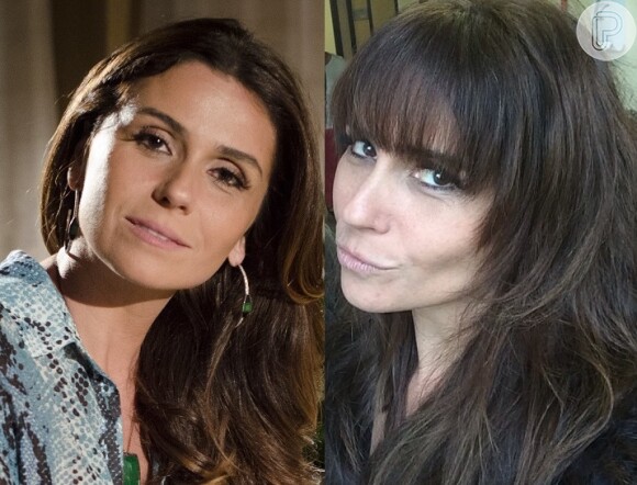 Giovanna Antonelli repicou os fios e aderiu à franjinha para seu novo papel na próxima novela das nove, 'Em Família', de Manoel Carlos
