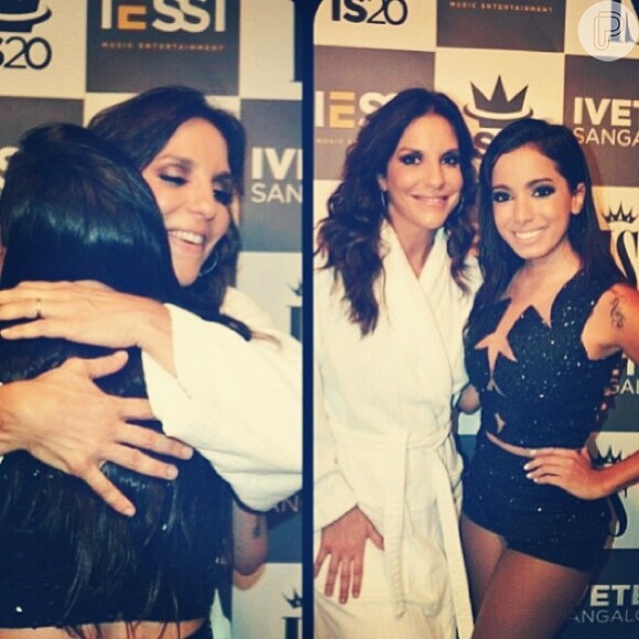 Anitta vai fazer uma participação especial no show da virada de Ivete Sangalo em Maceió, Alagoas, nesta terça-feira, 31 de dezembro de 2013