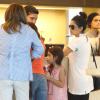 Acompanhada de seus filhos, Raul, de 5 anos, e Moisés, de 3, frutos da relação com o ator Daniel Oliveira, Vanessa Giácomo foi ao cinema no shopping Village Mall, na Barra da Tijuca, Zona Oeste do Rio de Janeiro