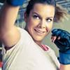Fernanda Souza gosta de praticar Muay Thai para manter a forma