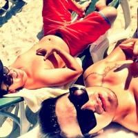 Luan Santana curte férias em Aruba com amigo: 'Companheiro'