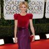 Julie Bowen usou um vestido da grife Carolina Herrera no Globo de Ouro 2014