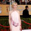Cate Blanchett posa na 20ª edição do SAG Awards (Screen Actors Guild Awards), no sábado, 18 de janeiro de 2014, no The Shrine Auditorium, em Los Angeles, Califórnia. A atriz levou o prêmio de melhor atriz de cinema por 'Clube de Compras Dallas'