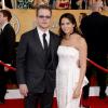 Matt Damon e a mulher Luciana Barroso pretigiaram o Cate Blanchett posa na 20ª edição do SAG Awards (Screen Actors Guild Awards)