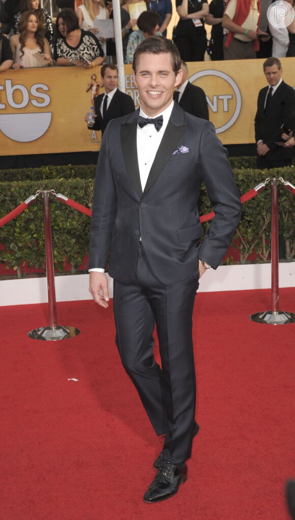 James Marsden na 20ª edição do SAG Awards, Screen Actors Guild Awards, no sábado 18 de janeiro de 2014, no The Shrine Auditorium, em Los Angeles, Califórnia