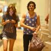 Fuik e Sophia Abrahão vão ao cinema em shopping no Rio de Janeiro