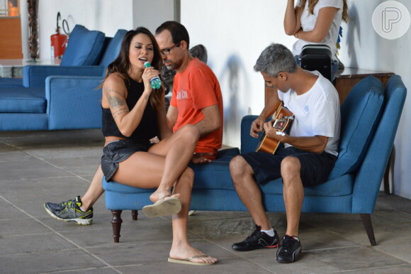 Alinne Rosa lança carreira solo nesta terça-feira, 28 de janeiro de 2014, no hotel Pestana, em Salvador