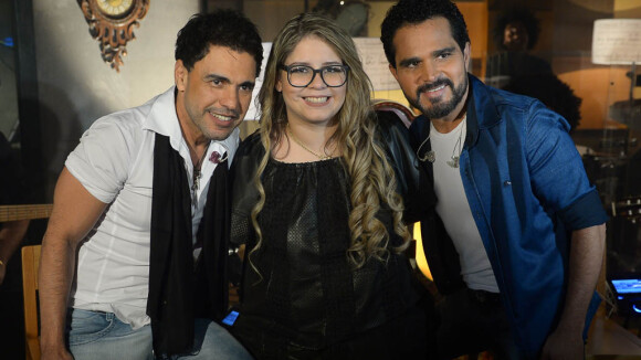 Marília Mendonça canta em gravação de DVD de Zezé Di Camargo e Luciano. Fotos!