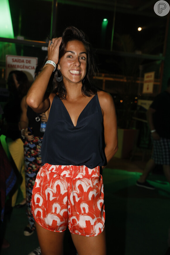 A repórter Carol Barcellos também esteve no show 'Viva Cazuza Sempre', em prol da Sociedade Viva Cazuza, na Arena Banco Original, no Rio de Janeiro, na noite desta quarta-feira, 1 de fevereiro de 2017