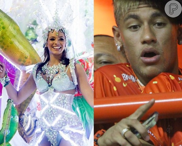 Neymar e Bruna Marquezine assumiram o namoro em fevereiro de 2013, durante o Carnaval