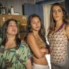 Fátima (Yanna Lavigne) leva Rita (Mariana Xavier) e Selma (Luciana Paes) com ela para o Rio de Janeiro, em 'Além do Horizonte'