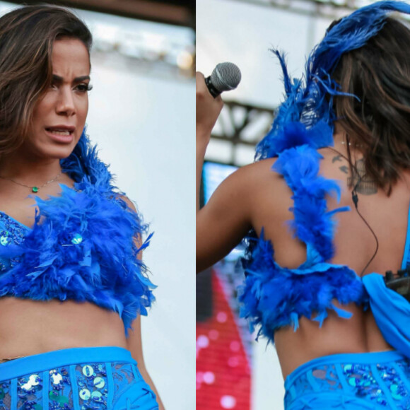 Anitta rebateu as críticas sobre exibir o bumbum em shows: 'Estou nem aí para as críticas'