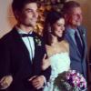 Carol Castro se casou com o modelo Raphael Sander nesta sexta-feira, 14 de janeiro de 2014, em São Conrado, Zona Sul do Rio de Janeiro