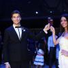 Carol Castro se casa com Raphael Sander em cerimônia íntima realizada na casa do casal em São Conrado, no Rio de Janeiro, em 14 de fevereiro de 2014