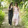 Marina (Tainá Müller) e Clara (Giovanna Antonelli) viajam juntas para Angra dos Reis na novela 'Em Família'