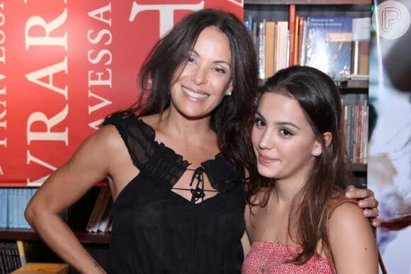Carolina Ferraz e a filha, Valentina