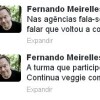 O cineasta Fernando Meirelles criou polêmica ao afirmar no Twitter que Roberto Carlos não voltou a comer carne