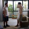 William (Thiago Rodrigues) e Marlon (Rodrigo Simas) conversam sobre Lili (Juliana Paiva), em 'Além do Horizonte'