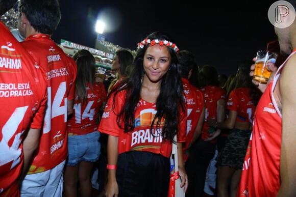 Yanna Lavigne curte o Carnaval no Rio de Janeiro
