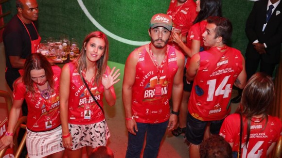Separados, Thiago Rodrigues e Cristiane Dias brigam em camarote no Rio