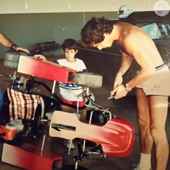 Quando o tio de Bruno, Ayrton Senna morreu, ele tinha apenas 11 anos. 'Meu herói', diz o pioloto