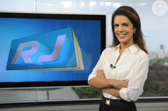 Mariana Gross apresenta o 'RJ TV', na TV Globo