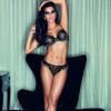 A atriz Mariana Rios exibe boa forma para campanha de marca de lingerie