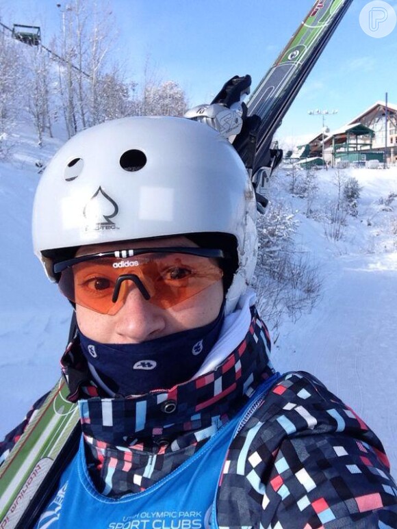 Lais Souza se acidentou no dia 27 de janeiro ao esquiar em Park City, Utah, nos Estados Unidos