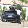 O carro de Isis Valverde ficou parcialmente destruído no acidente