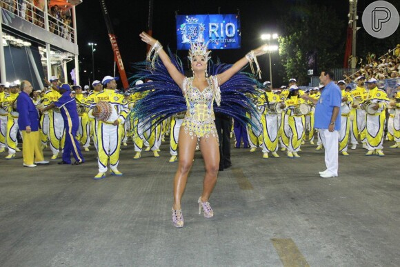 Juliana Alves é rainha de bateria da Unidos da Tijuca, escola campeã do Carnaval de 2014