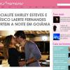 Depois de 20 anos, o primeiro beijo entre Shirley e Laerte foi roubado por ela, em uma boate em Goiânia, e acabou parando na internet