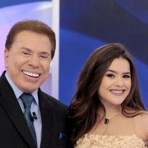 Durante o programa de Silvio Santos, Maisa Silva rejeitou namorar Dudu Camargo: 'Engomadinho e fala esquisito'