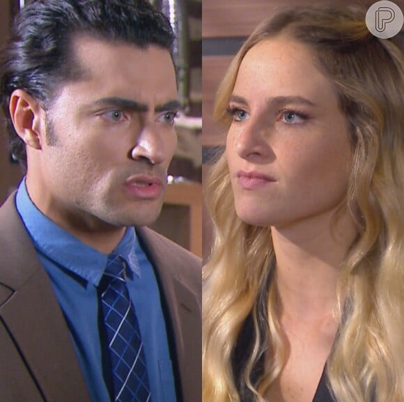 Gustavo (Carlo Porto) confronta Nicole (Dani Gondim) ao descobrir suas maldades e de seu plano de golpe após o casamento, no capítulo prevista para ir ao quarta-feira, dia 28 de junho de 2017, na novela 'Carinha de Anjo