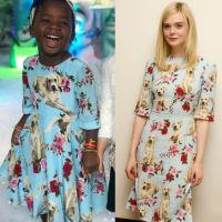 Títi, filha de Gagliasso e Ewbank, repete look Dolce & Gabbana de Elle Fanning