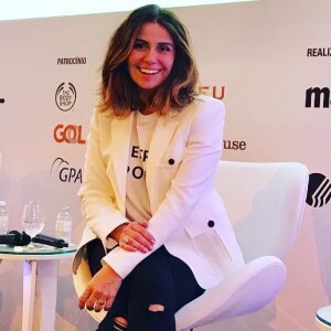 Giovanna Antonelli revela ter sofrido de síndrome do pânico há 20 anos em evento realizado pela revista 'Marie Claire' nesta segunda-feira, dia 26 de junho de 2017