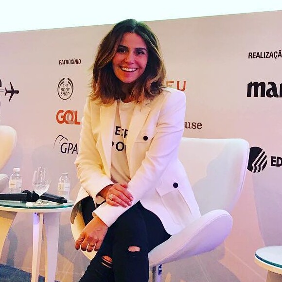 Giovanna Antonelli revela ter sofrido de síndrome do pânico há 20 anos em evento realizado pela revista 'Marie Claire' nesta segunda-feira, dia 26 de junho de 2017
