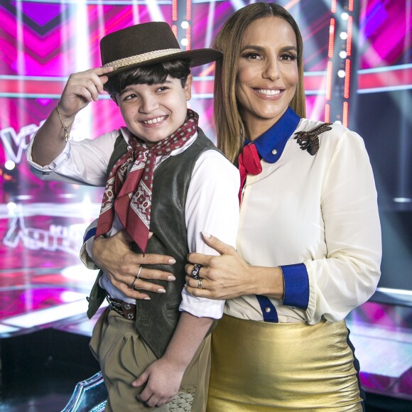 Thomas Machado, do time de Ivete Sangalo, foi o vencedor da última edição do 'The Voice Kids'