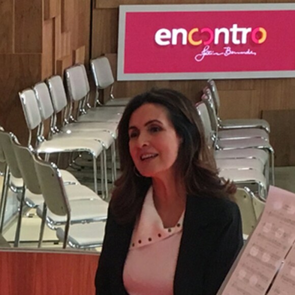 'Não cobrem muito. É uma brincadeira', disse Fátima Bernardes