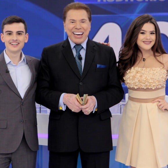 Reencontro de Maisa e Dudu Camargo não será exibido por decisão de Silvio Santos, diz colunista Flavio Ricco nesta quinta-feira, dia 29 de junho de 2017