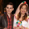  Dudu Camargo prestigiou a festa de aniversário da apresentadora Sônia Abrão na sexta-feira, 30 de junho de 2017 
