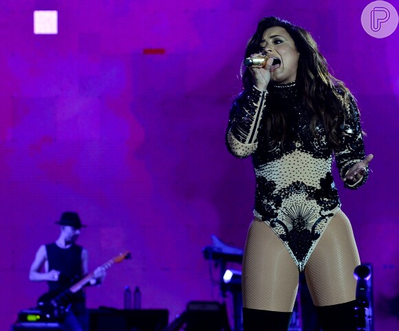 Demi Lovato foi uma das atrações do Festival Villa Mix em Goiânia