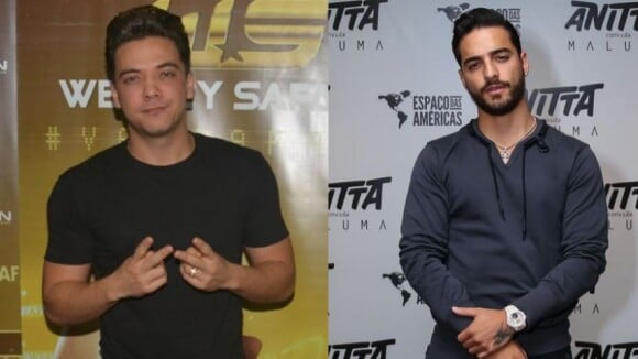 Wesley Safadão e Maluma se desentendem e dueto musical pode ser cancelado