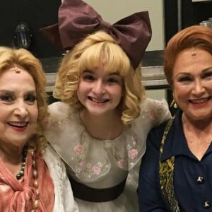 Sophia Valverde já trabalhou com Nicette Bruno e Eva Wilma no teatro, com o espetáculo 'O que terá acontecido a Baby Jane?'